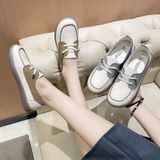  Giày Sneaker Nữ Slipon Nữ Dây Rút Da Mềm Đế 3 phân AD-3315 