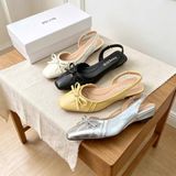  Giày Sandal Cao Gót Da Lì Cao Cấp L122 