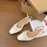  Giày Sandal Cao Gót Da Lì Cao Cấp L122 