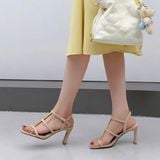 Giày Sandal Cao Gót 8 Phân Cao Cấp 7711-10 