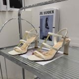  Giày Sandal Cao Gót 8 Phân Cao Cấp 7711-10 