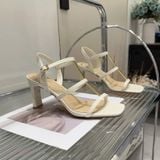  Giày Sandal Cao Gót 8 Phân Cao Cấp 7711-10 