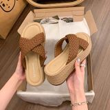  Dép Cao Gót Đế Xuồng Cao Su Cao Cấp 5 Phân B18 