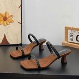  Dép Cao Gót Cao Cấp 5 Phân 53661-7 