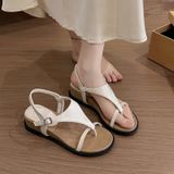  Giày Sandal Xỏ Ngón Đế Xuồng 5cm Cao Cấp 716 