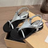  Giày Sandal Xỏ Ngón Đế Xuồng 5cm Cao Cấp 716 