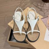  Giày Sandal Xỏ Ngón Đế Xuồng 5cm Cao Cấp 716 