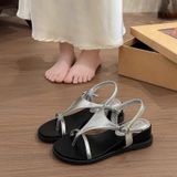  Giày Sandal Xỏ Ngón Đế Xuồng 5cm Cao Cấp 716 