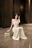 Váy Lụa Hàn Châu Thế Kế Đuôi Cá Cao Cấp VKT02 