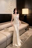 Váy Lụa Hàn Châu Thế Kế Đuôi Cá Cao Cấp VKT02 
