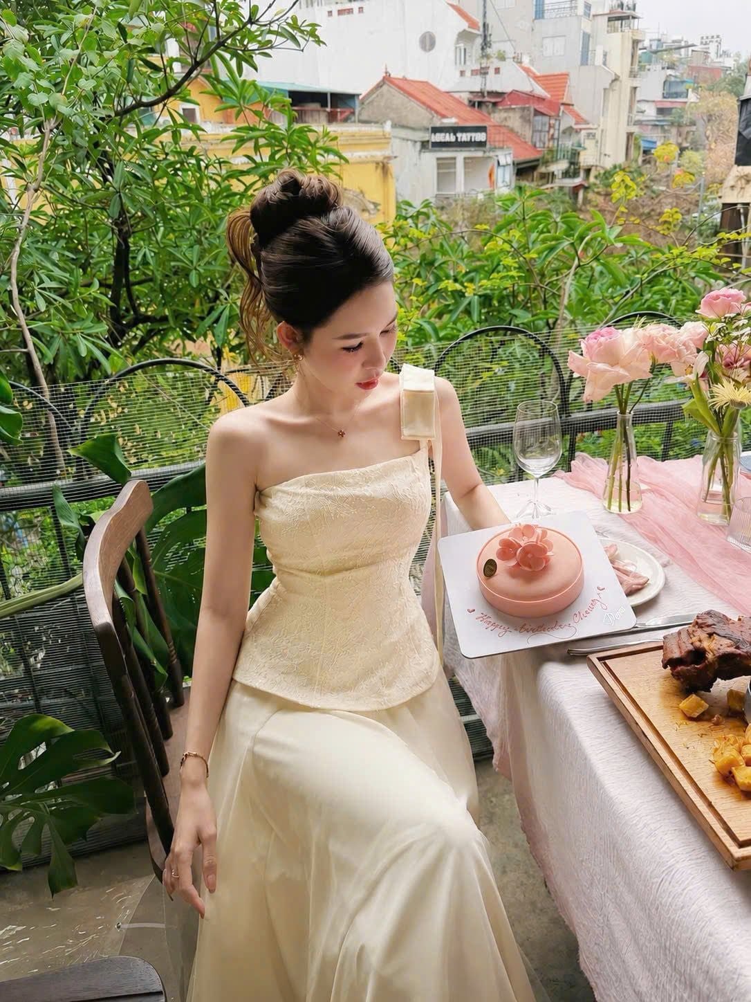  Set Áo Cúp Nơ + Chân Váy Thiết Kế Voan Trơn Cao Cấp VTK04 