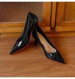  Giày Cao Gót 7 Phân Da Bóng Cao Cấp 528-81 