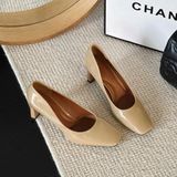  Giày Cao Gót 8 Phân Da Bóng Cao Cấp 268-21 