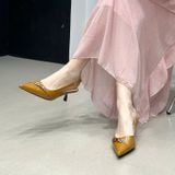  Giày Cao Gót 7 Phân Da Lì Cao Cấp 8115-7 