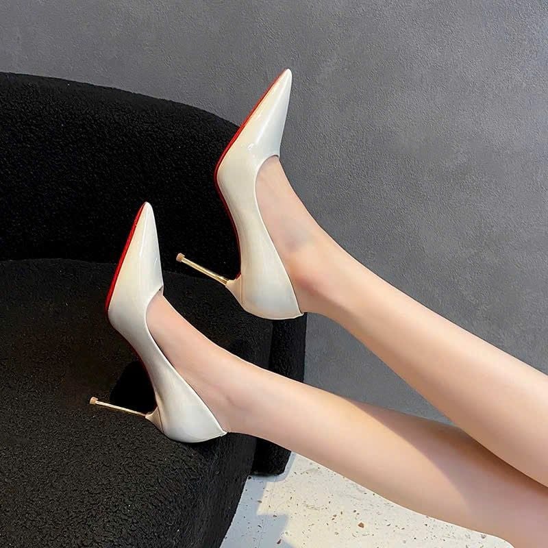  Giày Cao Gót 9 Phân Da Bóng Cao Cấp XD9-6 