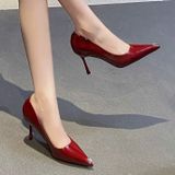  Giày Cao Gót 8 Phân Da Bóng Cao Cấp XX528-206 