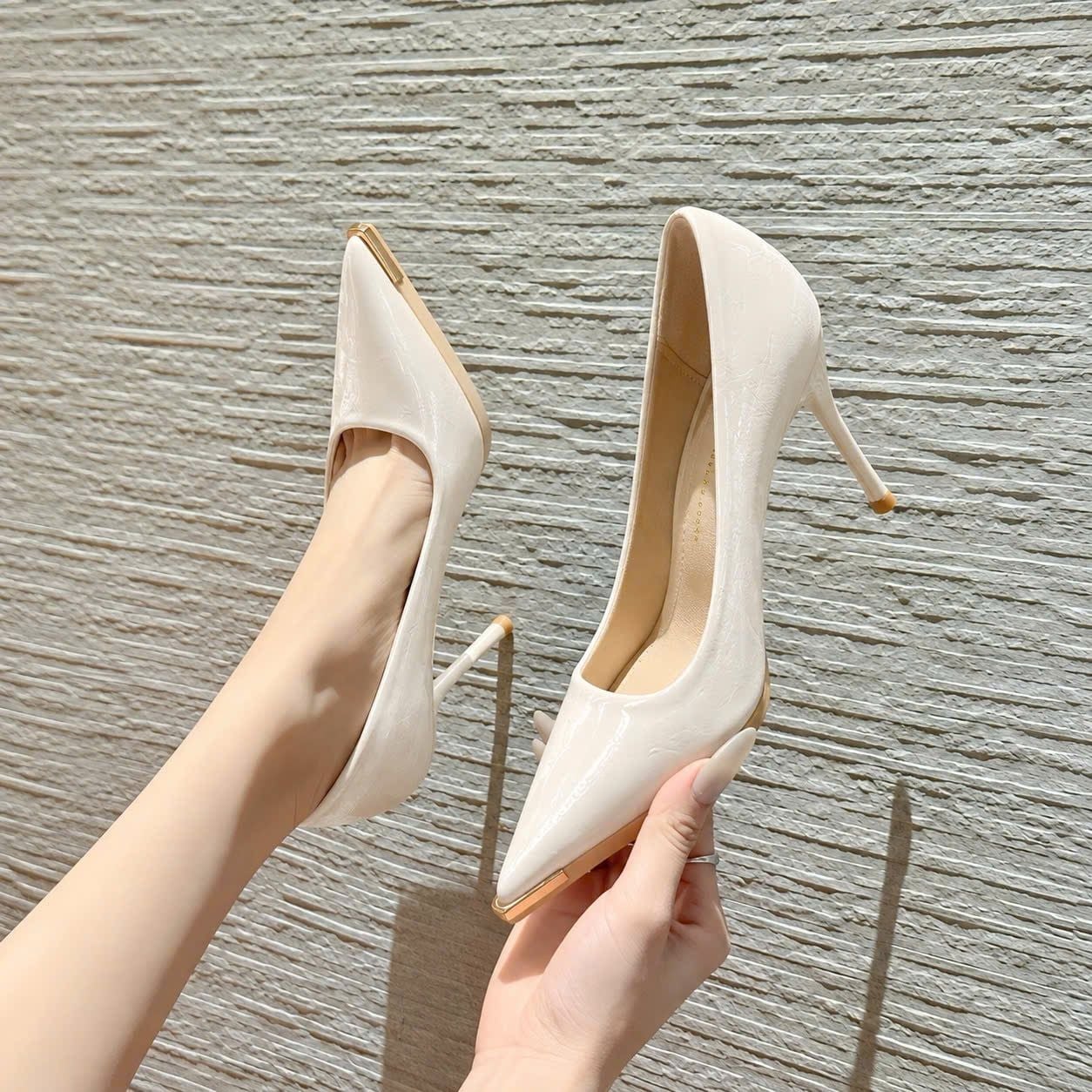  Giày Cao Gót 9 Phân Da Lì Cao Cấp 8938 