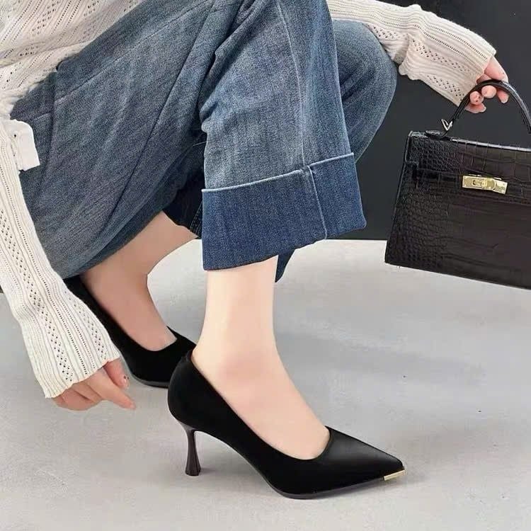  Giày Cao Gót 7 Phân Da Mờ Cao Cấp BL819-181 