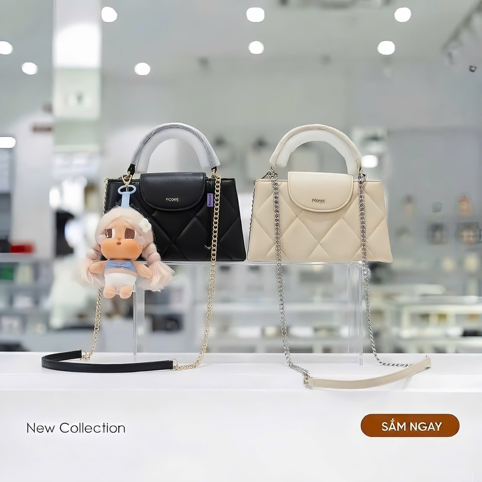  Túi xách thời trang cao cấp 2026019 (Không Kèm Charm) 