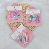  Set 10 kẹp tóc mái màu dopamine nhiều hình cho bé- SK-P29 