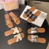  Dép Quai Ngang Da Lì Đế Bệt Cao Cấp 1819-5 