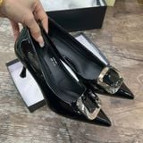  Giày Cao Gót 6 Phân Da Bóng cao Cấp Q551-22 