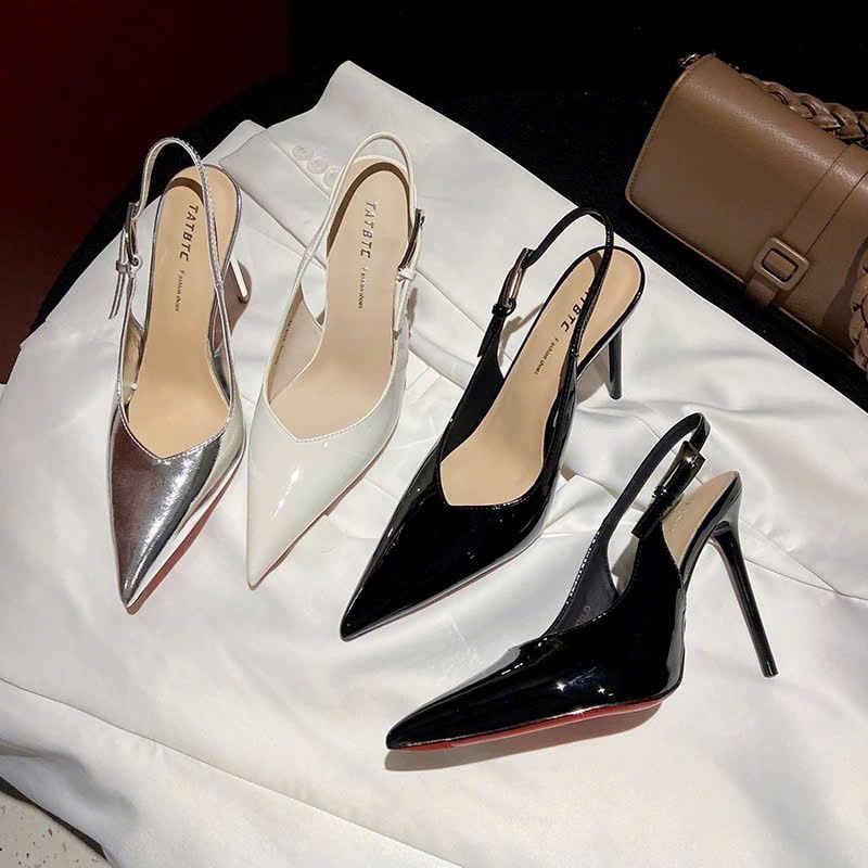  Giày Cao Gót 10 Phân Tráng Gương Cao Cấp 598-10 