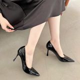  Giày Cao Gót 7 Phân Da Bóng Cao Cấp 9317 