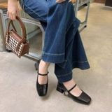  Giày Cao Gót 5 Phân Da Lì Cao Cấp 655109 