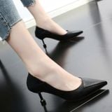  Giày Cao Gót 6 Phân Da Thật T375-013A 