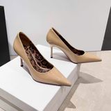  Giày Cao Gót 7,5 Phân Da Bóng Cao Cấp 1-2253-60 