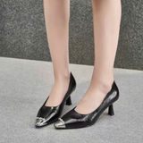  Giày Cao Gót 6 Phân Da Lì Cao Cấp 325021 