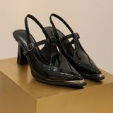  Giày Cao Gót 8 Phân Da Bóng Cao Cấp 2569-6 