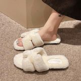  Dép Nữ Phối Lông Đế Bệt Chữ H Cao Cấp L666 