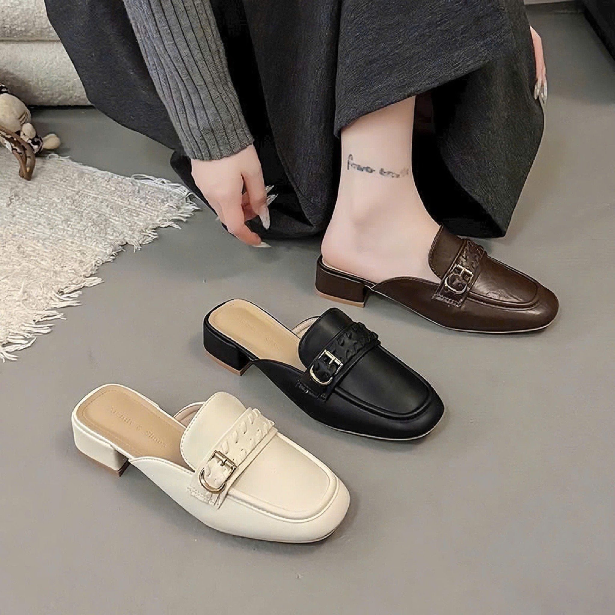  Dép Sục Da Lì Cao Cấp A610 