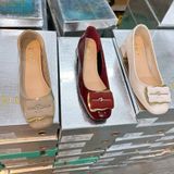  Giày Cao Gót 4 Phân Da Bóng Cao Cấp 1981885 