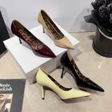  Giày Cao Gót 8 Phân Da Bóng Cao Cấp A2319-8 