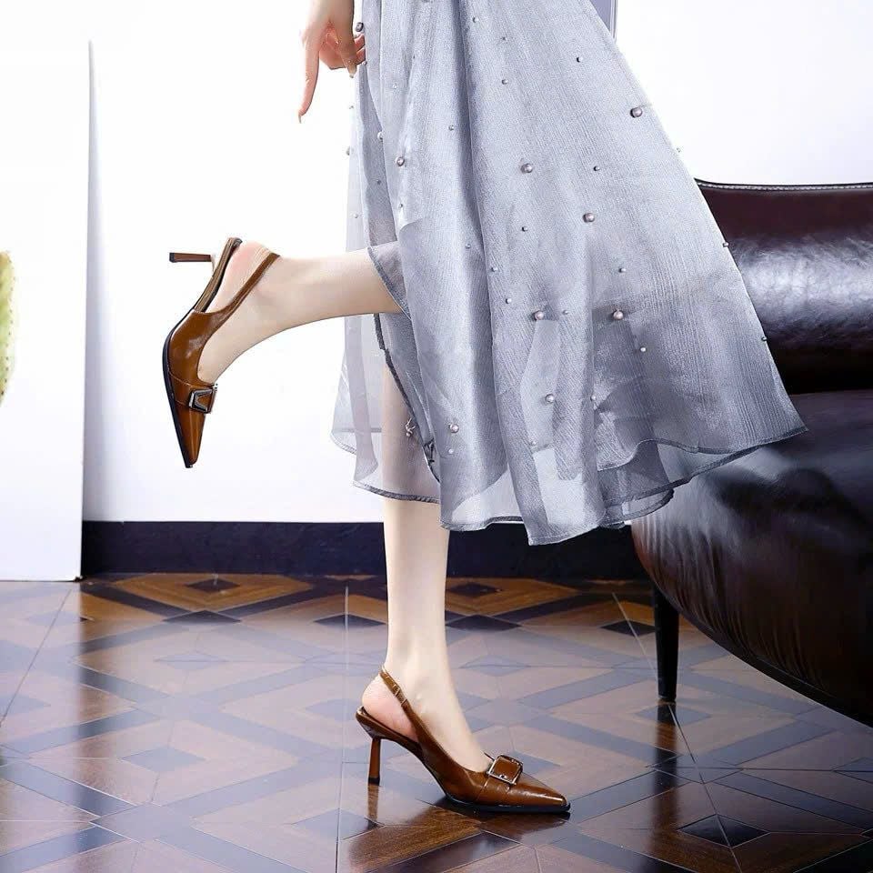  Giày Cao Gót 7 Phân Da Lì Cao Cấp H029 