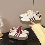  Giày Sneaker Nữ Cao Cấp 3 Phân Cao Cấp F-2 