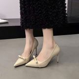  Giày Cao Gót 9 Phân Da Bóng  Cao Cấp 3028-12 