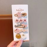  Set 5 kẹp tóc mỏ vịt Hello Kitty - SK-P43 