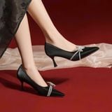  Giày Cao Gót Nữ Đính Đá Cao Cấp K79-12 