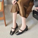 Giày Cao Gót 5 Phân Da Thật 655110 