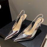  Giày Cao Gót 10 Phân Tráng Gương Cao Cấp 598-10 