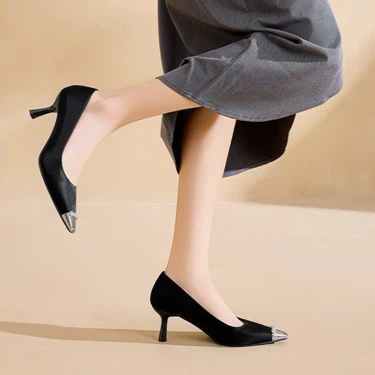  Giày Cao Gót 6 Phân Da Lì Cao Cấp 325021 