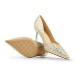  Giày Cao Gót Đính Đá Cao Cấp 7 Phân 516-5 