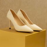  Giày Cao Gót 8 Phân Da Bóng Cao Cấp 1185-8 