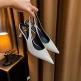  Giày Cao Gót 7 Phân Da Bóng Cao Cấp 522-6 