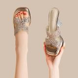  Dép Cao Gót 9 Phân Đính Đá QCCC 905-17 