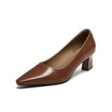  Giày Cao Gót 5 Phân Da Thật 5352 